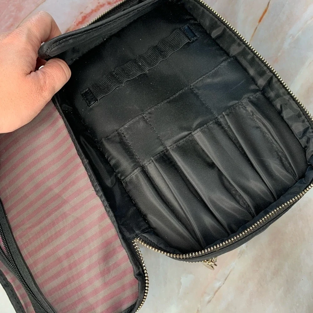 Victoria’s Secret Makeup Brush Holder Bag Black